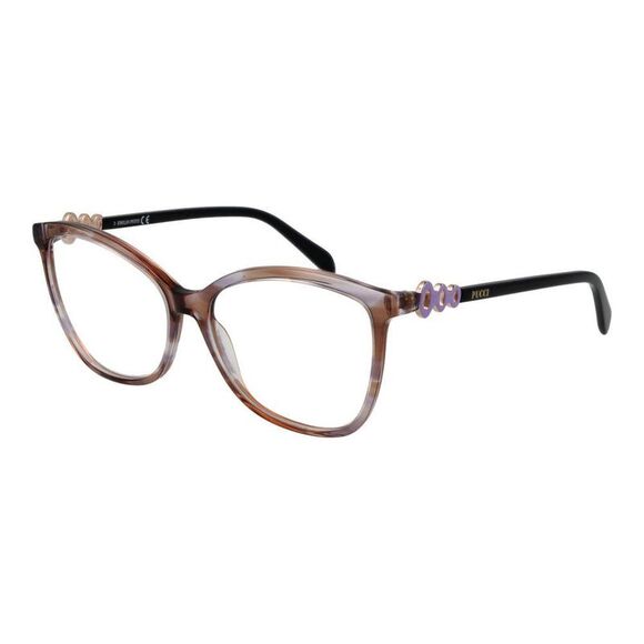 Emilio Pucci Eyeglasses Women Brown Frames